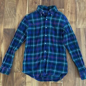 Ralph Lauren Men’s Multicolor Plaid Flannel Button Down Shirt Size S Small